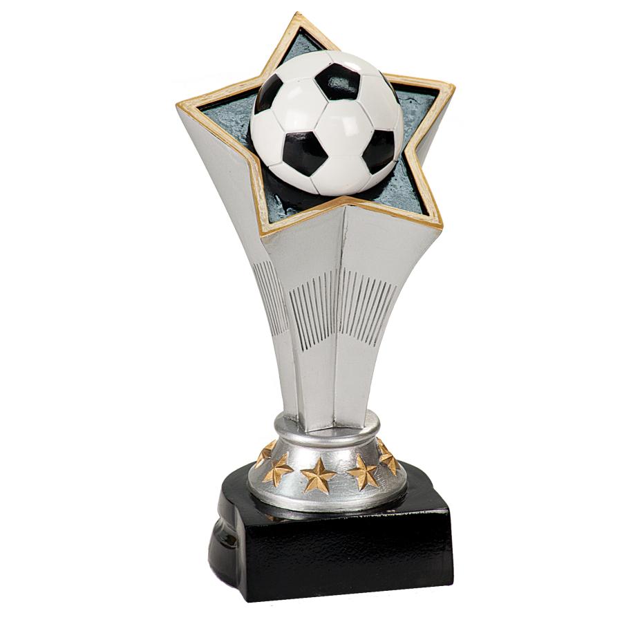 Soccer Rising Star Resin. Available in 3 Sizes.