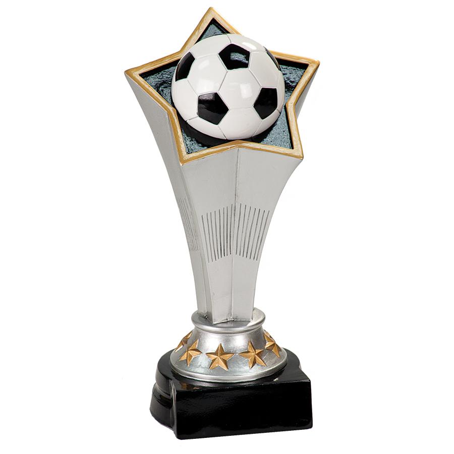 Soccer Rising Star Resin. Available in 3 Sizes.