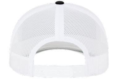 White back image of the Mid-Profile crown with a trucker mesh back.