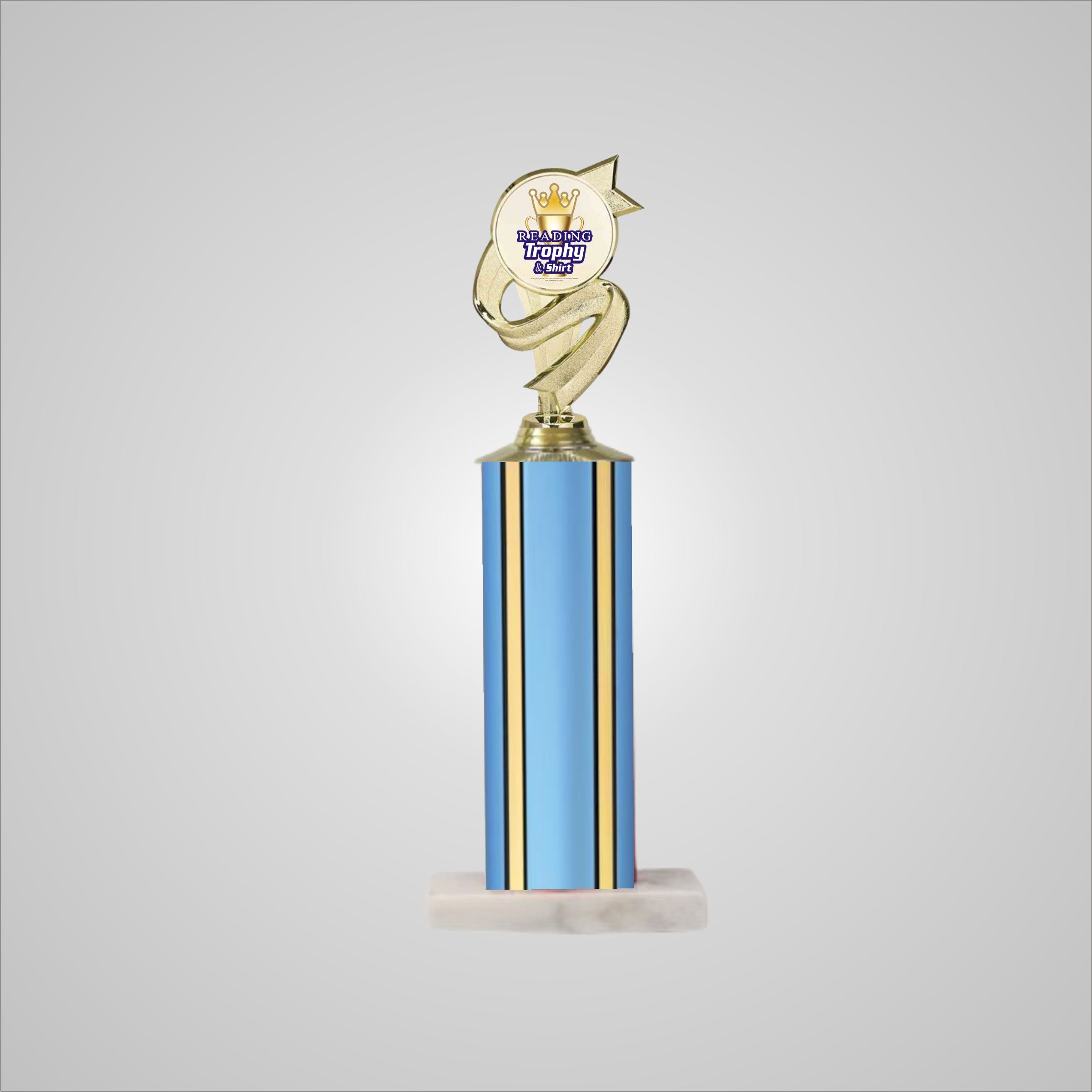 Custom Trophy Builder – Reading Trophy & Shirt
