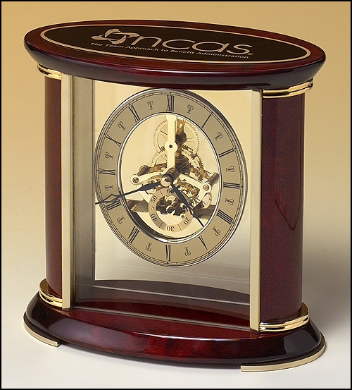 Skeleton Clock Rosewood