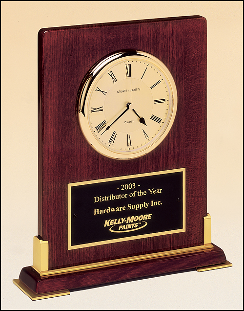 Desktop Clock plaque