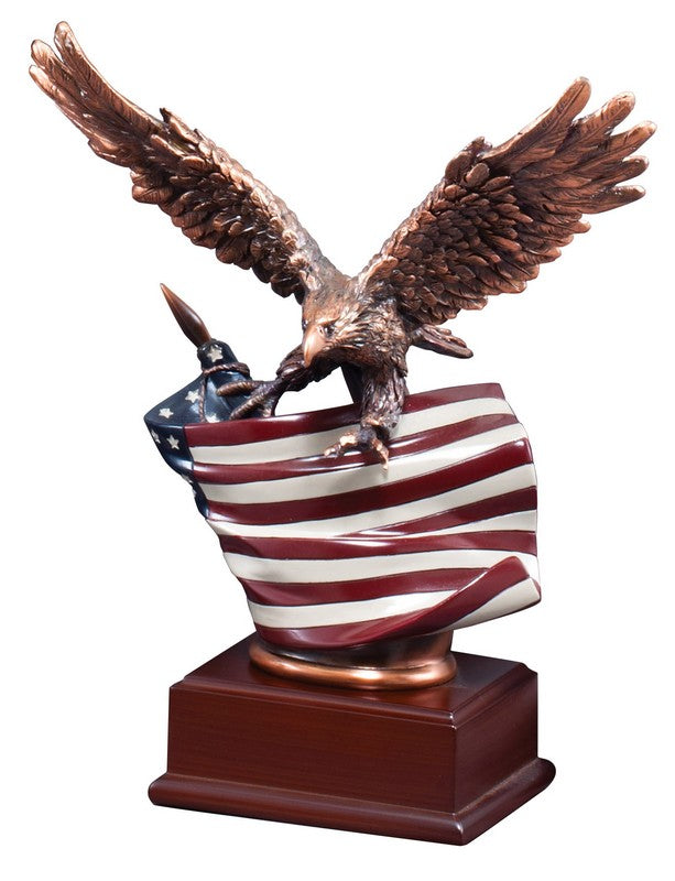 American Eagle Series Bronze Eletroplated Scuplture available in 3 sizes.