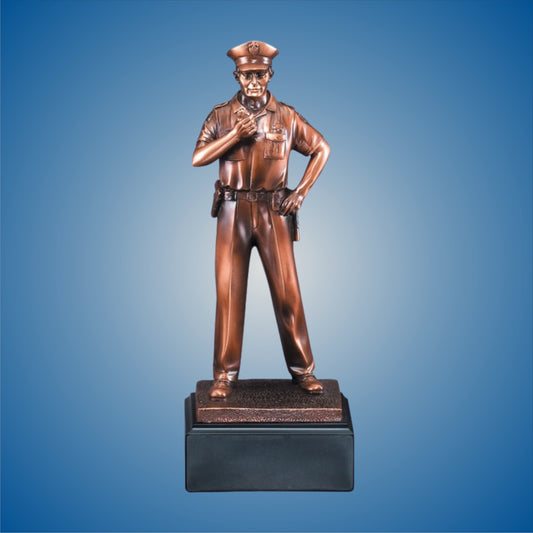 Bronze Police Resin
