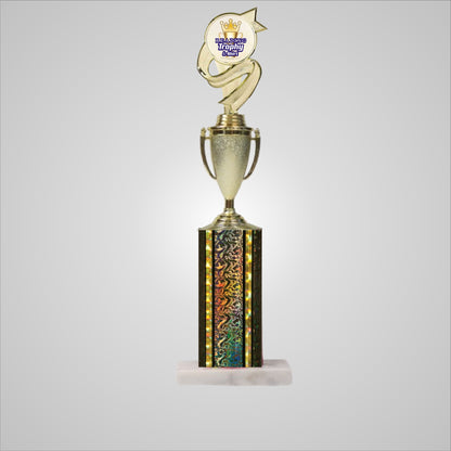 16.5" Trophy wide column with Cup