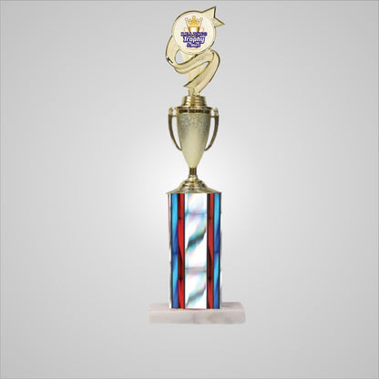 16.5" Trophy wide column with Cup