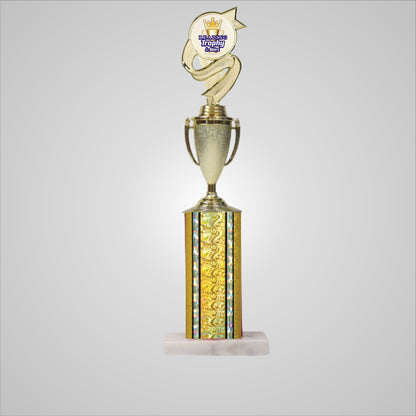 16.5" Trophy wide column with Cup