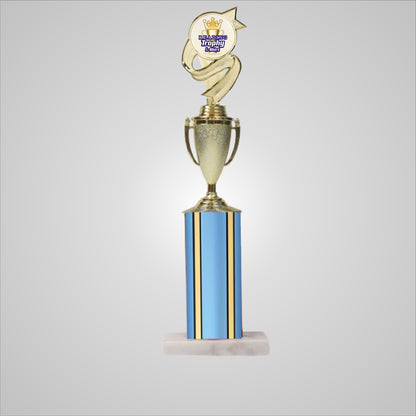 16.5" Trophy wide column with Cup