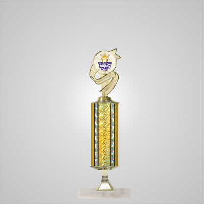14" Trophy wide column with Riser