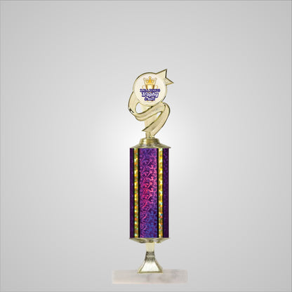 14" Trophy wide column with Riser