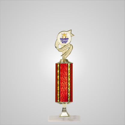 14" Trophy wide column with Riser