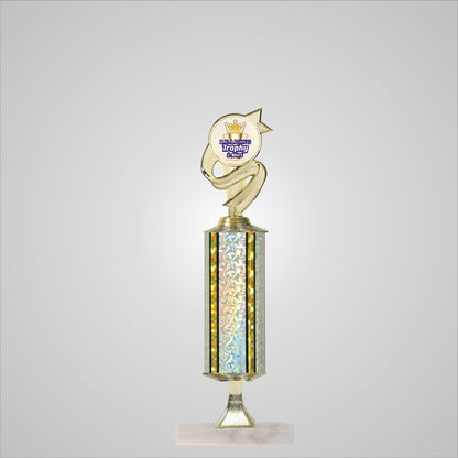 14" Trophy wide column with Riser