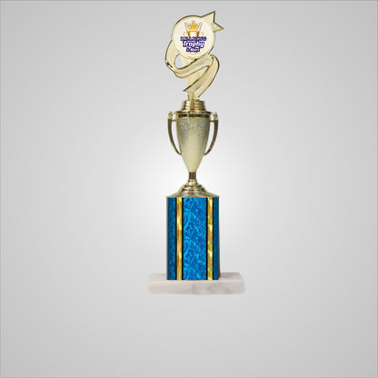 14.5" Trophy wide column with Cup