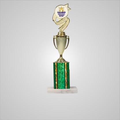 14.5" Trophy wide column with Cup