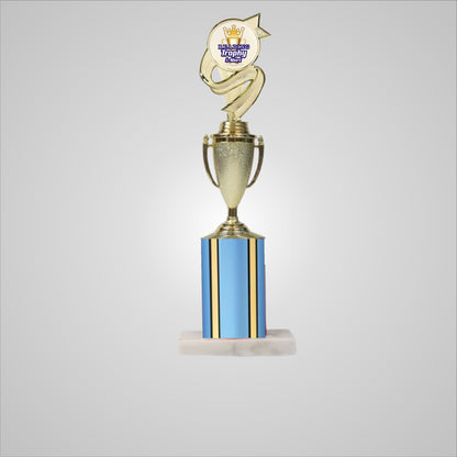 14.5" Trophy wide column with Cup