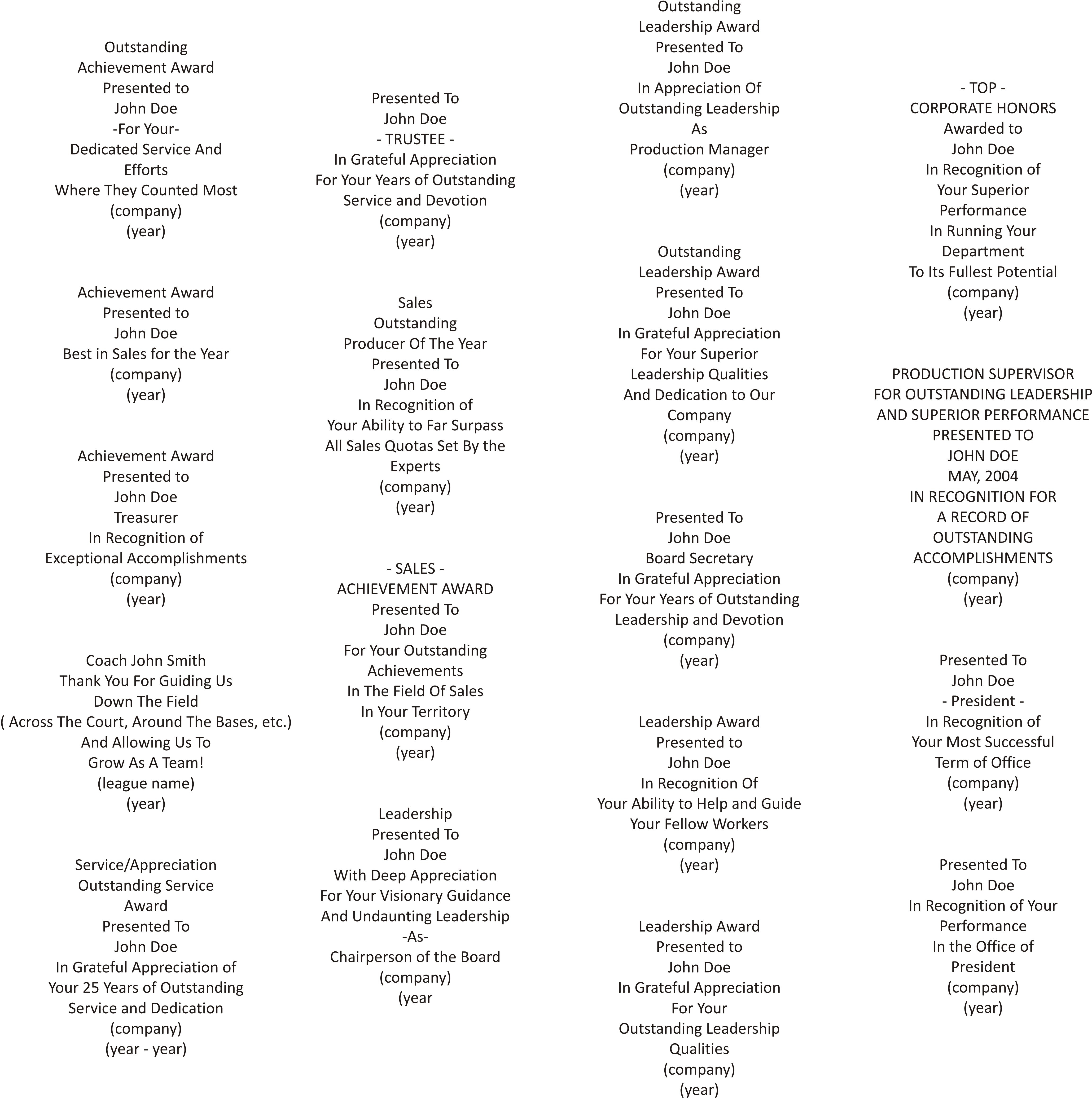 Trophy Text Examples Engraving text Ideas – Reading Trophy & Shirt