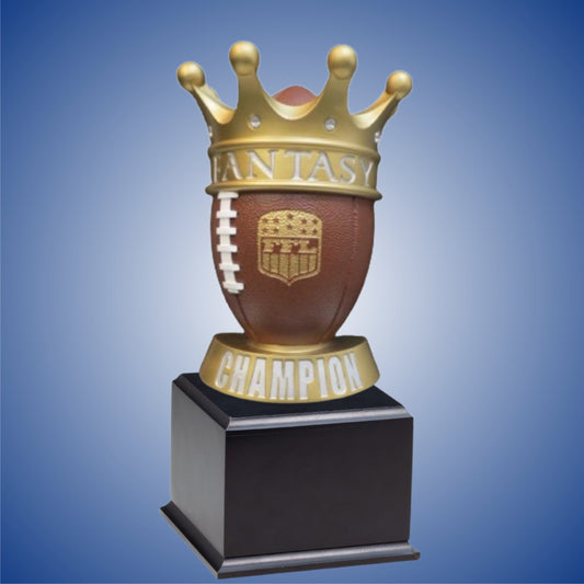 Crown Football Resin on base