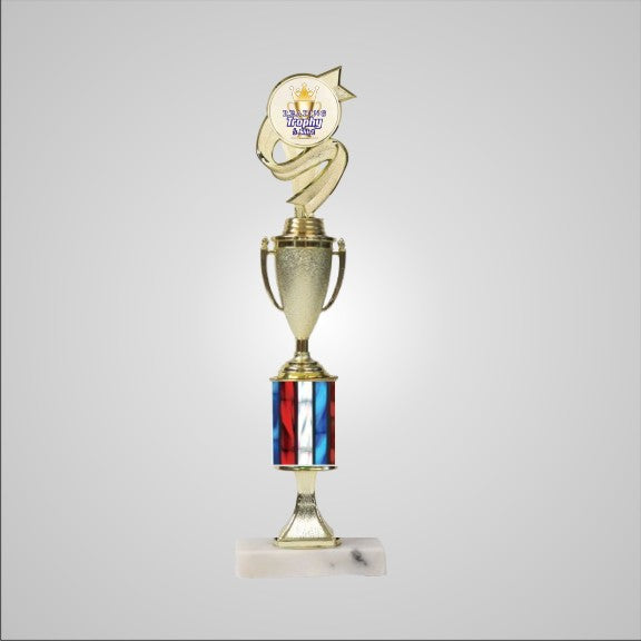 14.5" Trophy with Riser and Cup