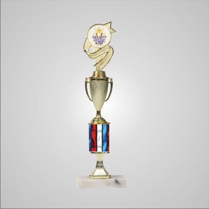 14.5" Trophy with Riser and Cup