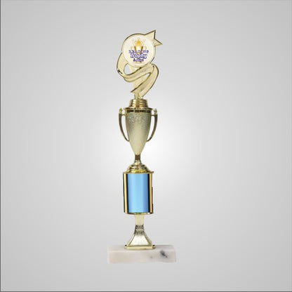 14.5" Trophy with Riser and Cup