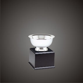Silver Reveve Bowls on Wood Bases