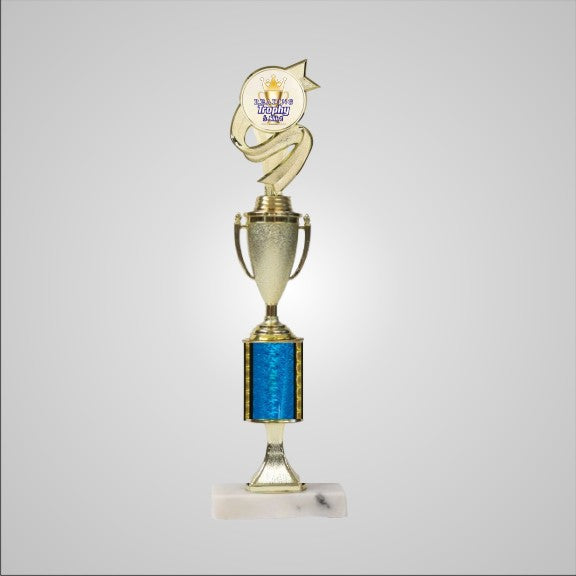 14.5" Trophy with Riser and Cup