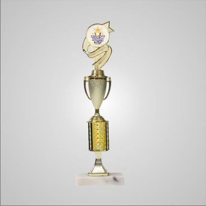 14.5" Trophy with Riser and Cup