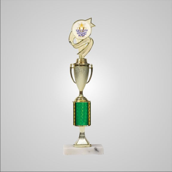 14.5" Trophy with Riser and Cup