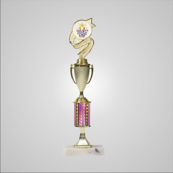 14.5" Trophy with Riser and Cup