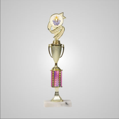 14.5" Trophy with Riser and Cup