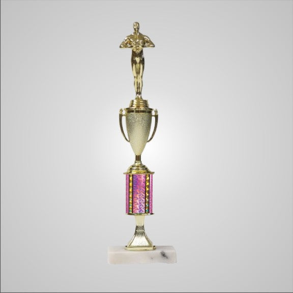 14.5" Trophy with Riser and Cup