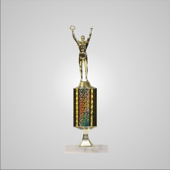 12" Trophy wide column with Riser