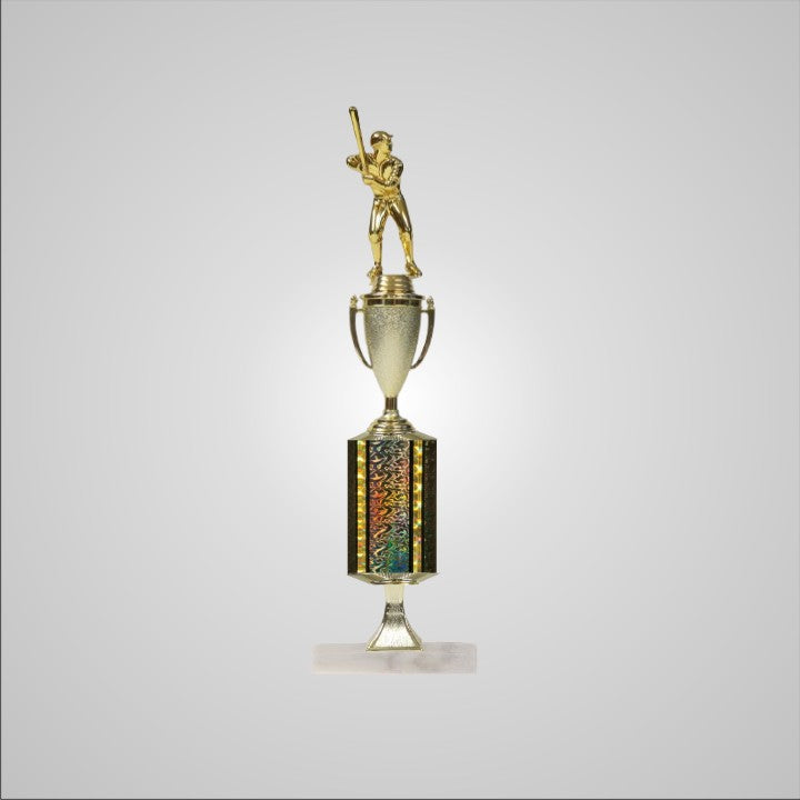 16.5" Trophy wide column with Riser and Cup