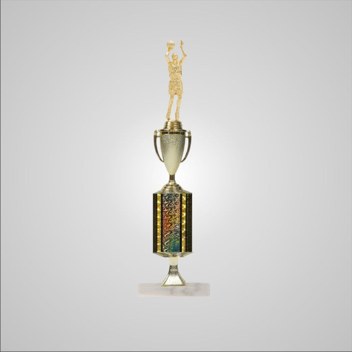 16.5" Trophy wide column with Riser and Cup