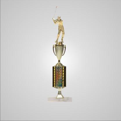 16.5" Trophy wide column with Riser and Cup