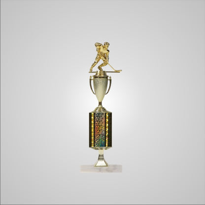 16.5" Trophy wide column with Riser and Cup