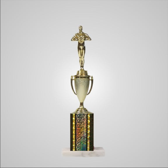 14.5" Trophy wide column with Cup