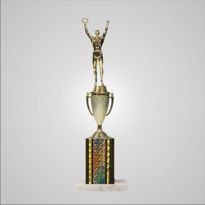 14.5" Trophy wide column with Cup