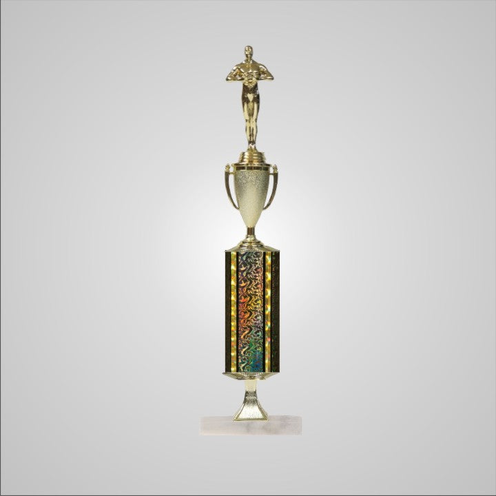 18.5" Trophy wide column with Riser and Cup