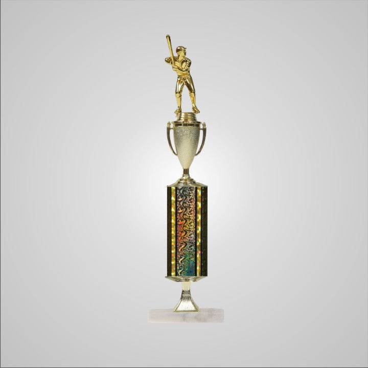 18.5" Trophy wide column with Riser and Cup