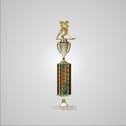 18.5" Trophy wide column with Riser and Cup