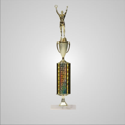 18.5" Trophy wide column with Riser and Cup