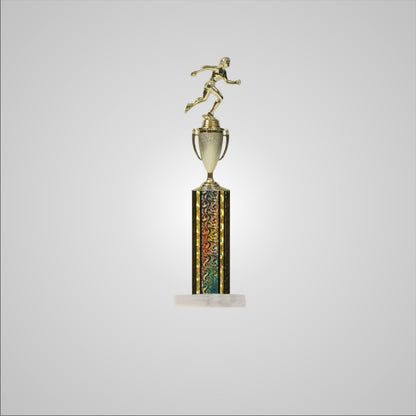 18.5" Trophy wide column with Cup