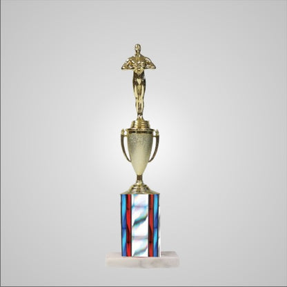 14.5" Trophy wide column with Cup