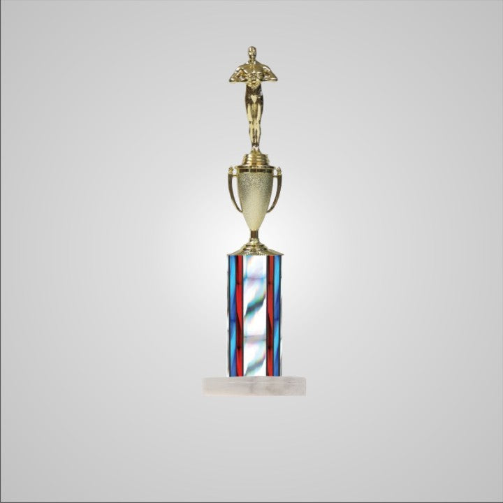 16.5" Trophy wide column with Cup