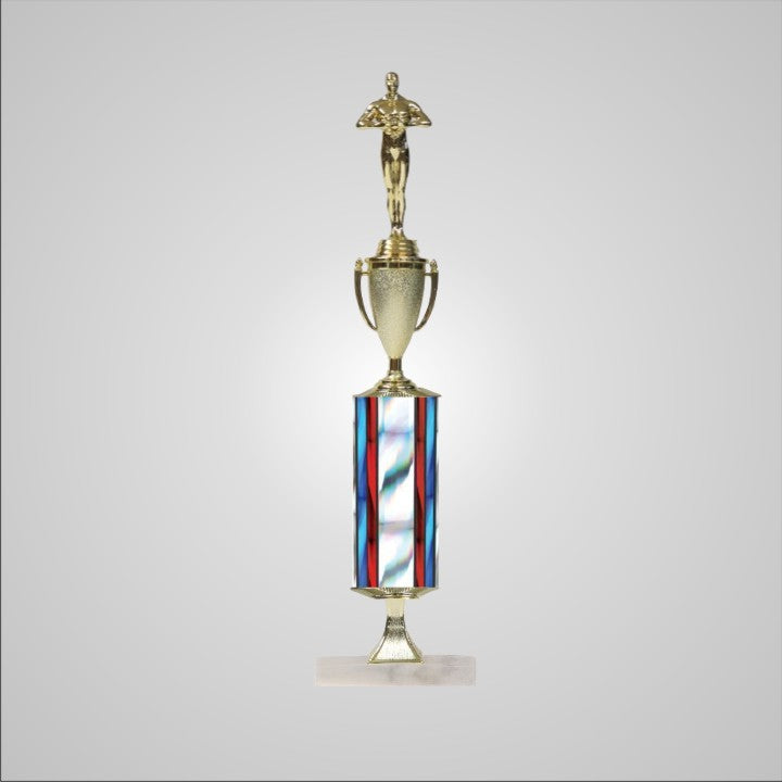 18.5" Trophy wide column with Riser and Cup