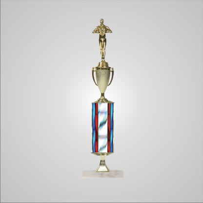 18.5" Trophy wide column with Riser and Cup
