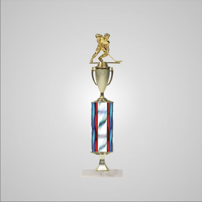 18.5" Trophy wide column with Riser and Cup