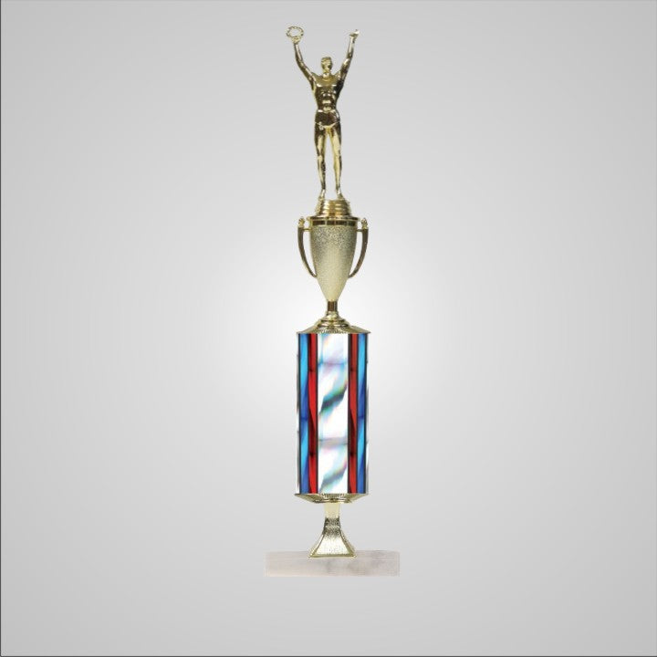 18.5" Trophy wide column with Riser and Cup