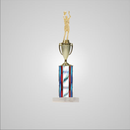 16.5" Trophy wide column with Cup